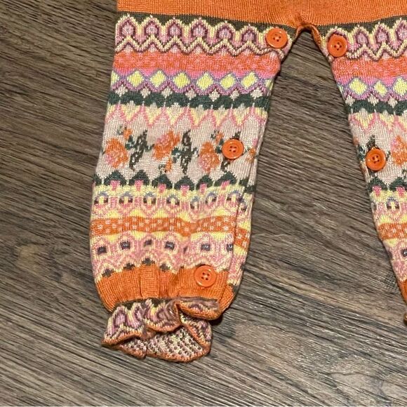 Matilda Jane Pumpkin Pie Choose Your Own Path Ruffle Sweater Knit Overalls 6-12 - Picture 5 of 10